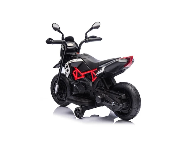 Aprilia dorsoduro 900 elektrische kindermotor 6v - 1 tot 3 jaar - zwart - afbeelding 3 van  4