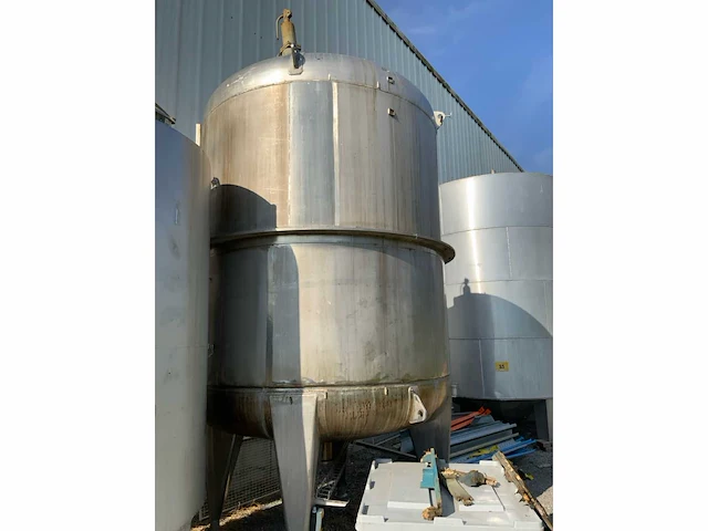 Apv vessel jacket rvs verticaal drukvat - afbeelding 3 van  4