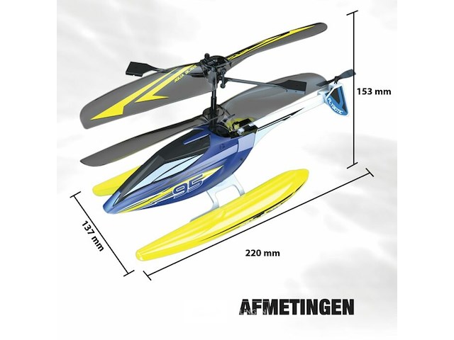 Aqua blaze 3-in-1 rc helikopter - afbeelding 4 van  6