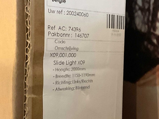 Aqua concept slide light x09 schuif douchedeur - afbeelding 2 van  3