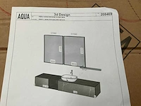 Aqua gugel francia badmeubelset - afbeelding 3 van  10