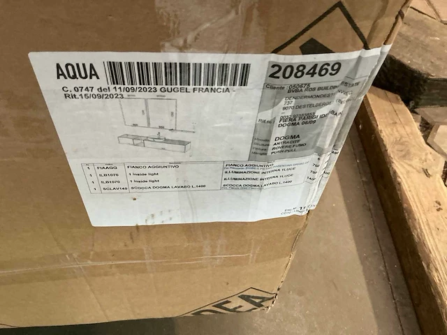 Aqua gugel francia badmeubelset - afbeelding 4 van  10