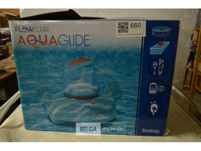 Aquaglide waterstofzuiger + netje voor zwembad - afbeelding 1 van  8
