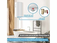 Aquamarin® elektrische boiler - anti-kalk model 80 l - afbeelding 3 van  5