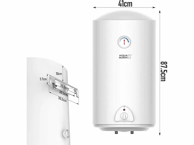 Aquamarin® elektrische boiler - tank met een inhoud van 80 liter, vermogen 1500w - afbeelding 6 van  6