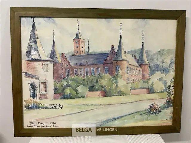 Aquarel clement van campenhout - afbeelding 1 van  6