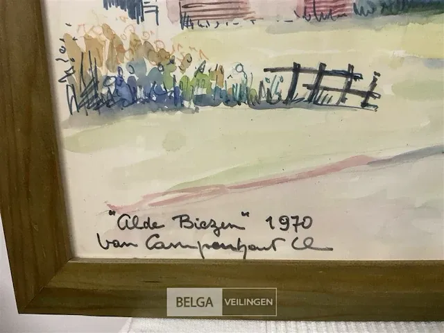 Aquarel clement van campenhout - afbeelding 6 van  6