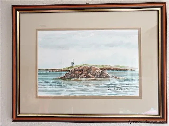 Aquarel david fletcher - afbeelding 1 van  3