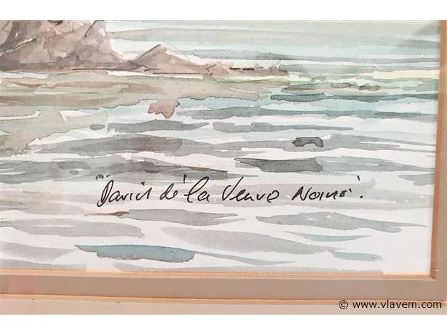 Aquarel david fletcher - afbeelding 2 van  3