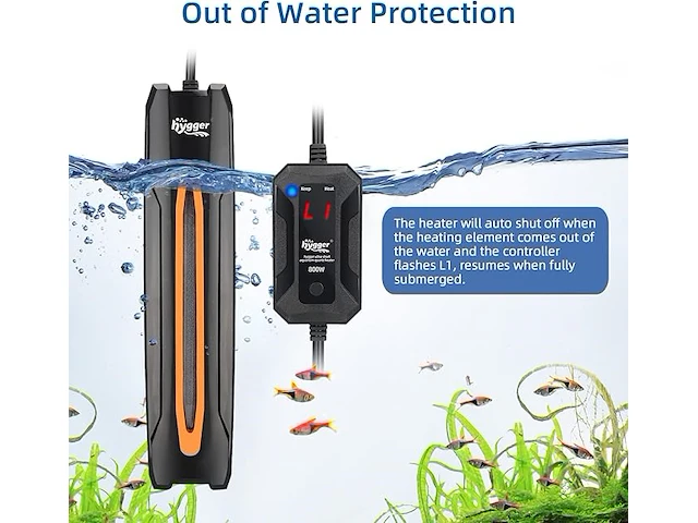 Aquarium heater instelbaar - ledscreen - afbeelding 4 van  4