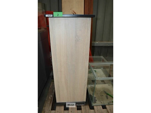 Aquarium met kast en pomp - afbeelding 3 van  5