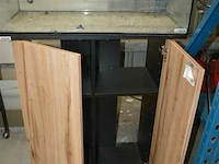 Aquarium met kast en verlichting zonder pomp - afbeelding 4 van  4