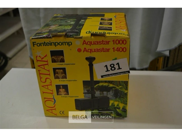 Aquastar 1400 fonteinpomp - afbeelding 1 van  2
