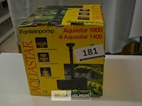 Aquastar 1400 fonteinpomp - afbeelding 1 van  2
