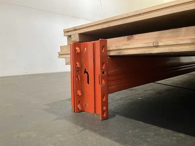 Ar-racking palletstelling lengte 2865 mm hoogte 4500 mm diepte 1100 mm 3 niveaus occasie - afbeelding 3 van  4