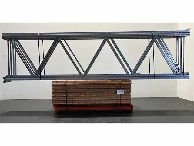 Ar-racking palletstelling lengte 7800mm hoogte 4500mm diepte 1100mm 3 niveaus occasie - afbeelding 4 van  4