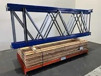 Ar-racking palletstelling lengte 8420 mm hoogte 3500 mm diepte 1100 mm 3 niveaus occasie