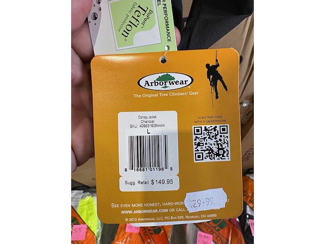 Arbor wear - canopy - klimjas 4-way stretch maat xl (16x) - afbeelding 3 van  3