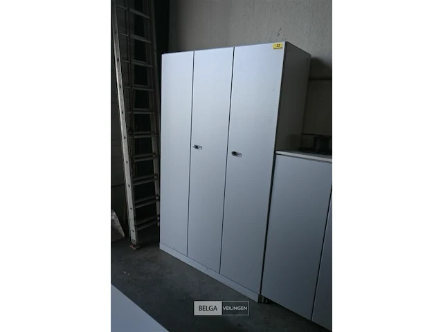 Archiefkast bulo 3 deurs 48x124x198 - afbeelding 2 van  6