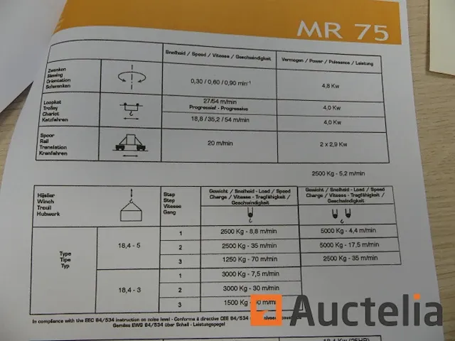 Arcomet mr75 bouwkraan - afbeelding 6 van  26