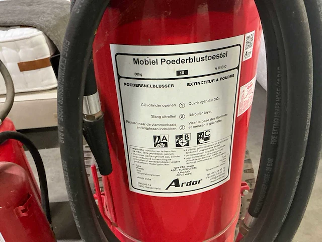Ardor mobiele poedersnelblusser - afbeelding 6 van  6