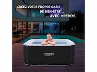 Arebos opblaasbare hot tub | voor binnen- en buitengebruik | 4 blz - afbeelding 3 van  8