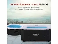 Arebos opblaasbare hot tub | voor binnen- en buitengebruik | 4 blz - afbeelding 7 van  8