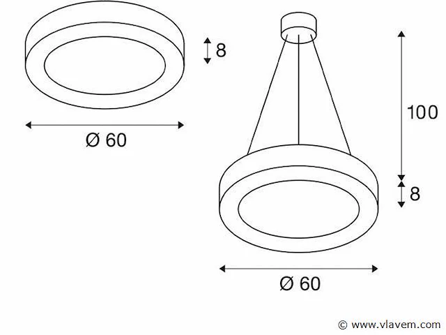 Arena 80 wood led lamp - afbeelding 3 van  7