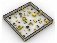 Arena / kidsarena / geel zwarte obstakels - afbeelding 9 van  16