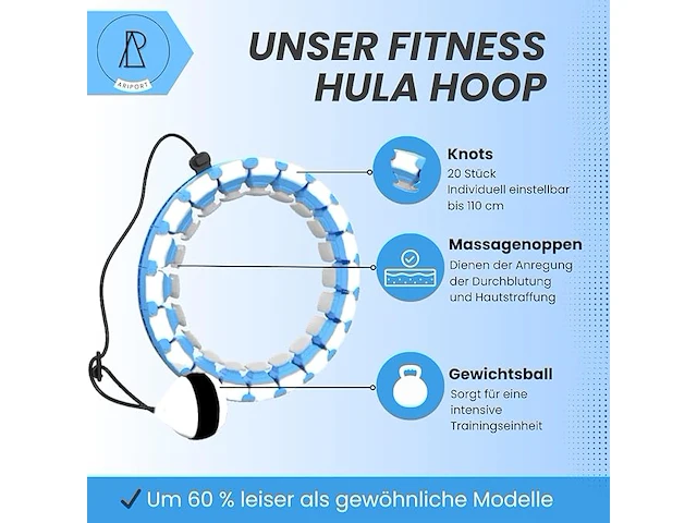 Ariport smart fitness hoelahoep - afbeelding 3 van  4