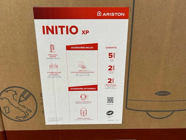 Ariston - initio xp 150 vert - 150l elektrische boiler 1800w - afbeelding 9 van  10