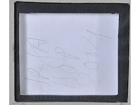 Arja hop - abstracte compositie - gemengde techniek - 2004 - afbeelding 3 van  11