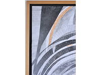 Arja hop - abstracte compositie - gemengde techniek - 2004 - afbeelding 6 van  11