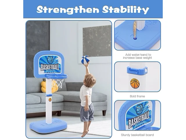 Arkyomi 2-in-1 basketbalkorf - afbeelding 2 van  3