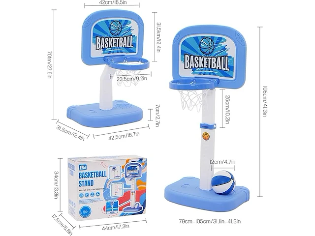 Arkyomi 2-in-1 basketbalkorf - afbeelding 3 van  3