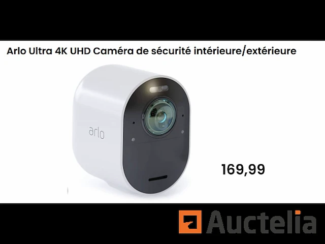 Arlo ultra 4k uhd camera voor binnen/buiten - afbeelding 1 van  3
