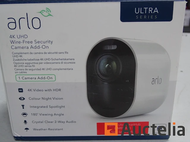 Arlo ultra 4k uhd camera voor binnen/buiten - afbeelding 2 van  3
