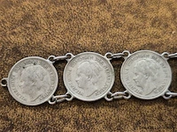 Armband uit nederlandse munten (10 stuks) - afbeelding 5 van  7