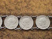 Armband uit nederlandse munten (10 stuks) - afbeelding 6 van  7