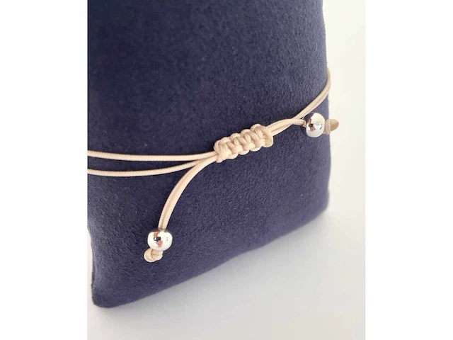 Armbandje met champagne diamant gezet in goud (u03651) - afbeelding 3 van  5