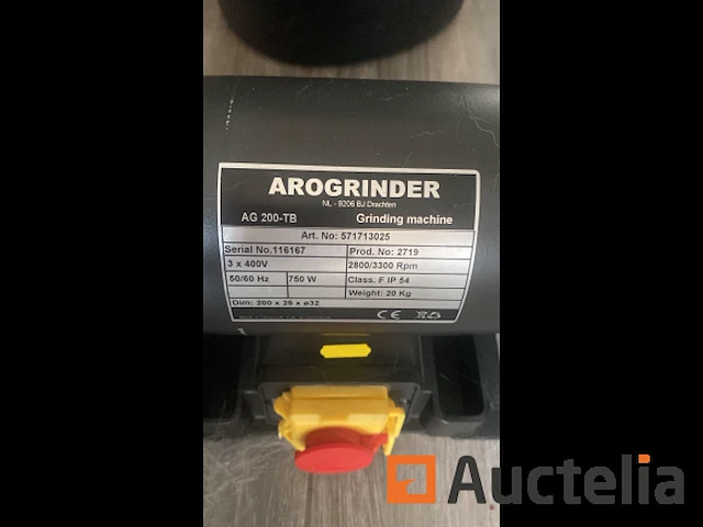 Aro grinder ag 200-tb slijpmachine 380v - afbeelding 3 van  3