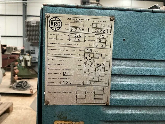 Aro m30v puntlasmachine - afbeelding 5 van  6