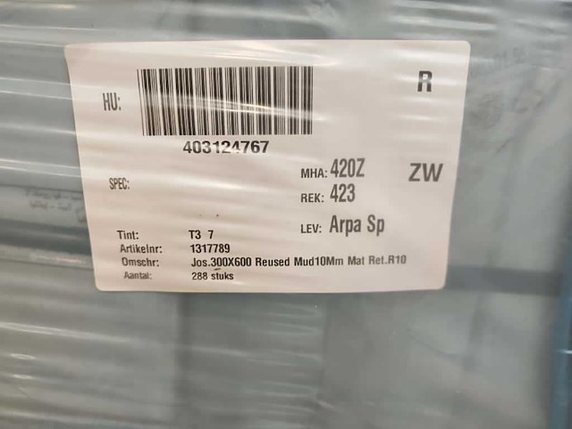 Arpa reused mud mat 30x60 cm tegel 51,8 m² - afbeelding 6 van  7