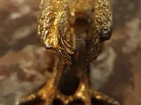 Art deco bronzen beeld goudfazant - afbeelding 4 van  4