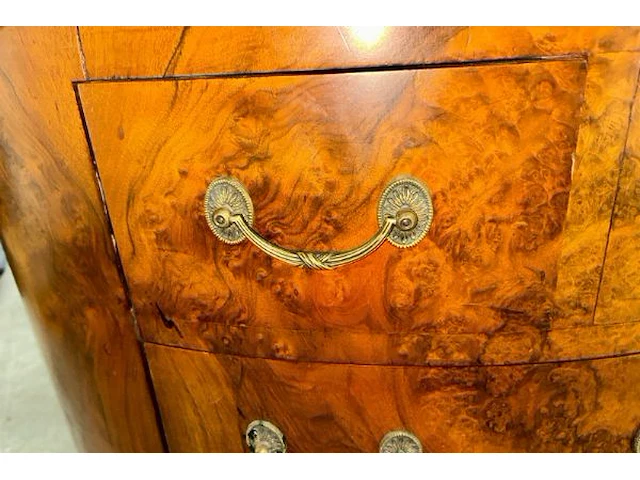 Art deco kaptafel met 3 luik spiegel - afbeelding 7 van  9