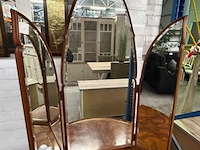 Art deco kaptafel met 3-luikspiegel - afbeelding 2 van  8