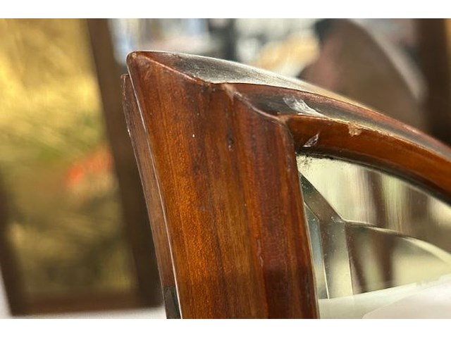 Art deco kaptafel met 3-luikspiegel - afbeelding 3 van  8