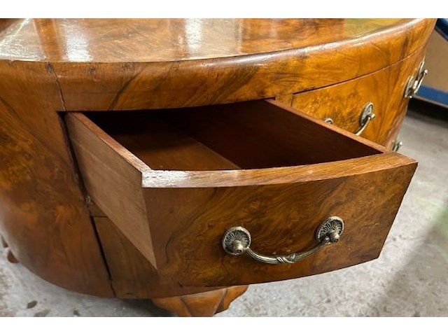 Art deco kaptafel met 3-luikspiegel - afbeelding 6 van  8