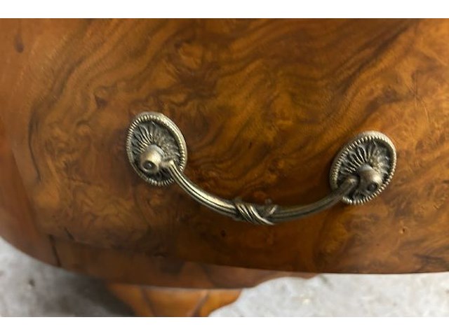 Art deco kaptafel met 3-luikspiegel - afbeelding 7 van  8