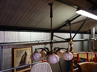 Art deco luster met 5 lichtpunten - afbeelding 1 van  5